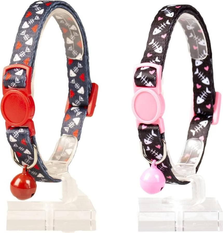 Meilleurs prix pour EBI Collier pour chat en artes de poisson 2 nylon (Chat), Collier + laisse