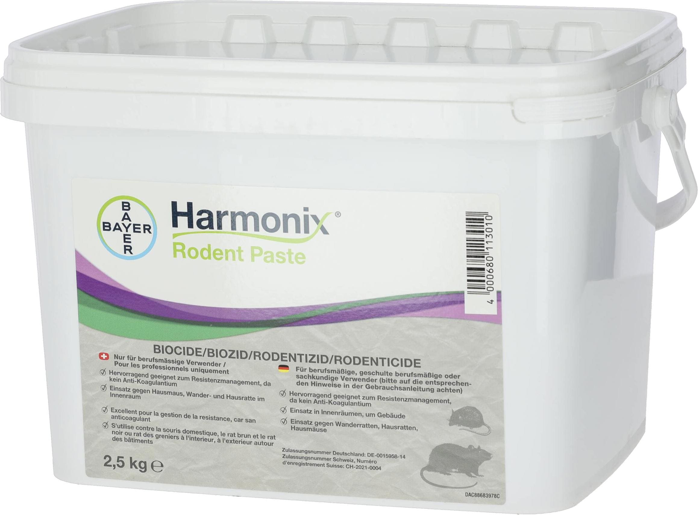 Comparer les prix de Harmonix, Pige  animaux, Harmonix Rodent Pte 2,5 kg