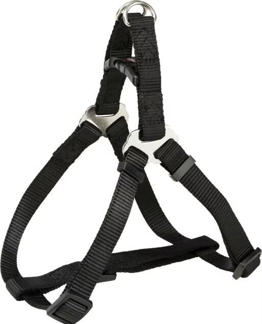 Premium Harnais One Touch, S: 40–50 Cm/15 Mm, Noir - 20440 - Mon Animalerie