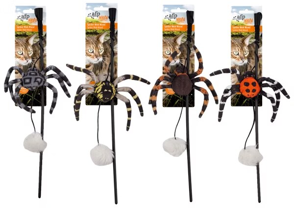Meilleurs prix pour All for Paws AFP Jouets pour chats Natural Instincts Spider Web Wand, Jouets pour chat