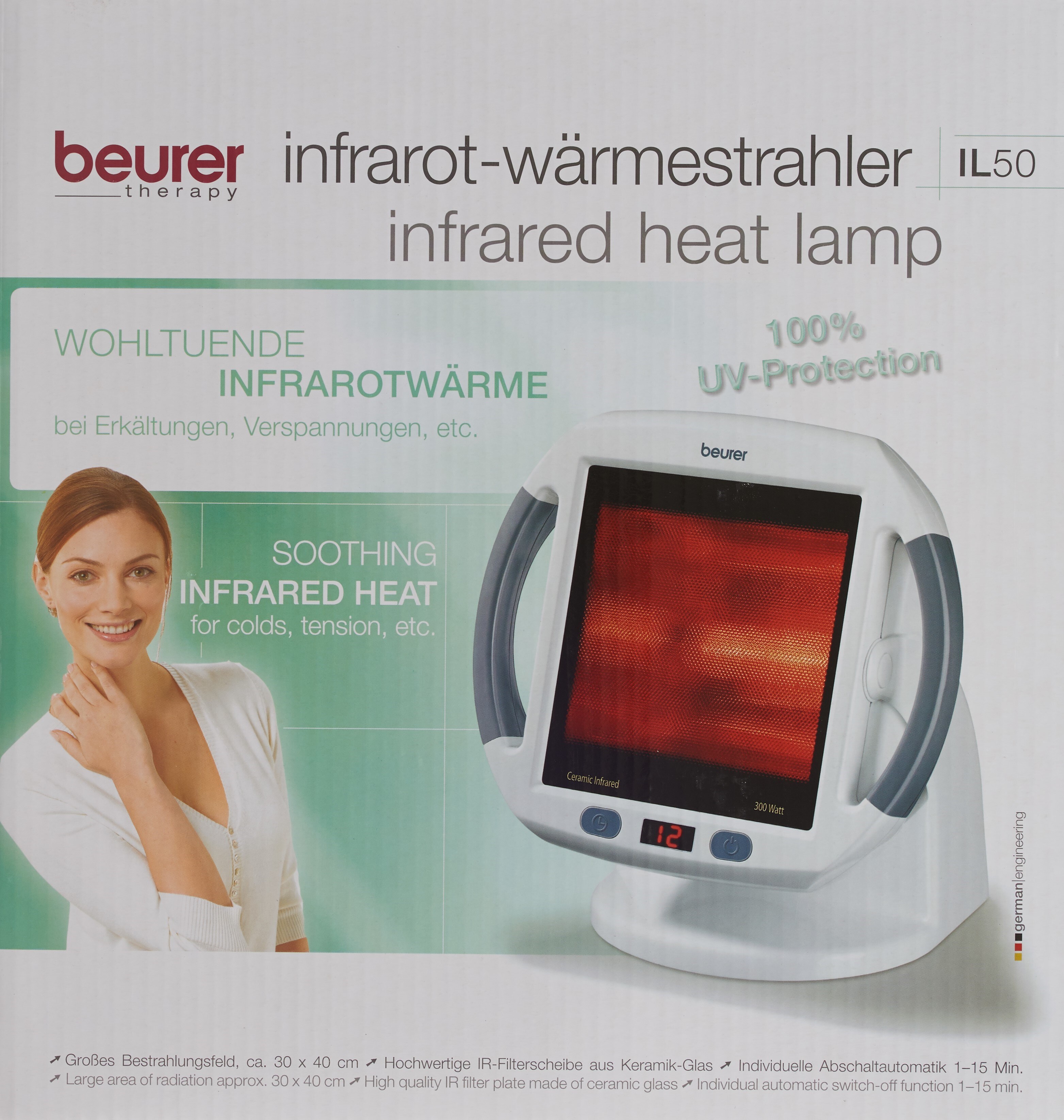 Beurer il50 sale infrared heat lamp
