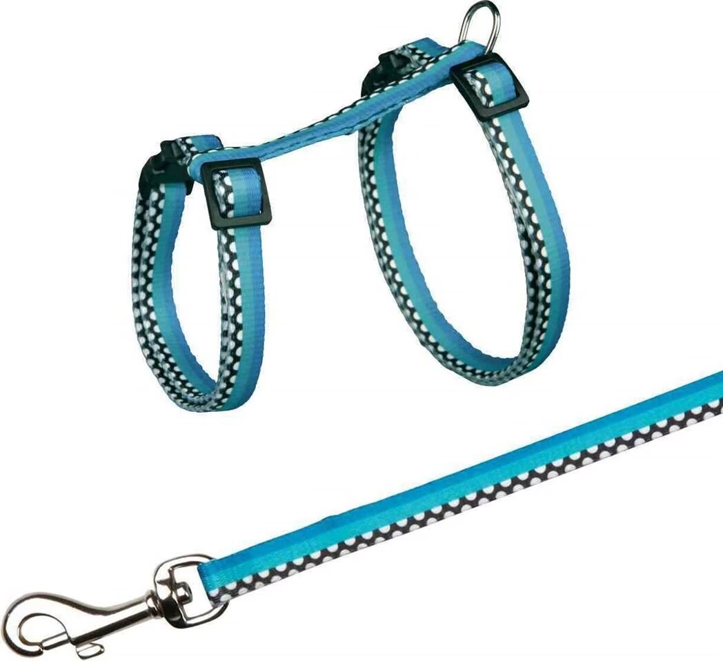 Comparer les prix de Harnais Avec Laisse Freshline Spot, Nylon, 27–45 Cm/10 Mm, 1,20 M - Mon Animalerie