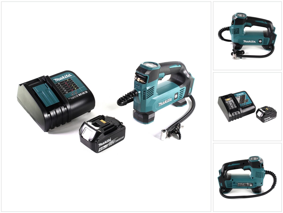 Makita DMP 180 RM1 Akku Kompressor 18 V 8 3 bar + 1x Akku 4 0 Ah + Ladegerät Galaxus