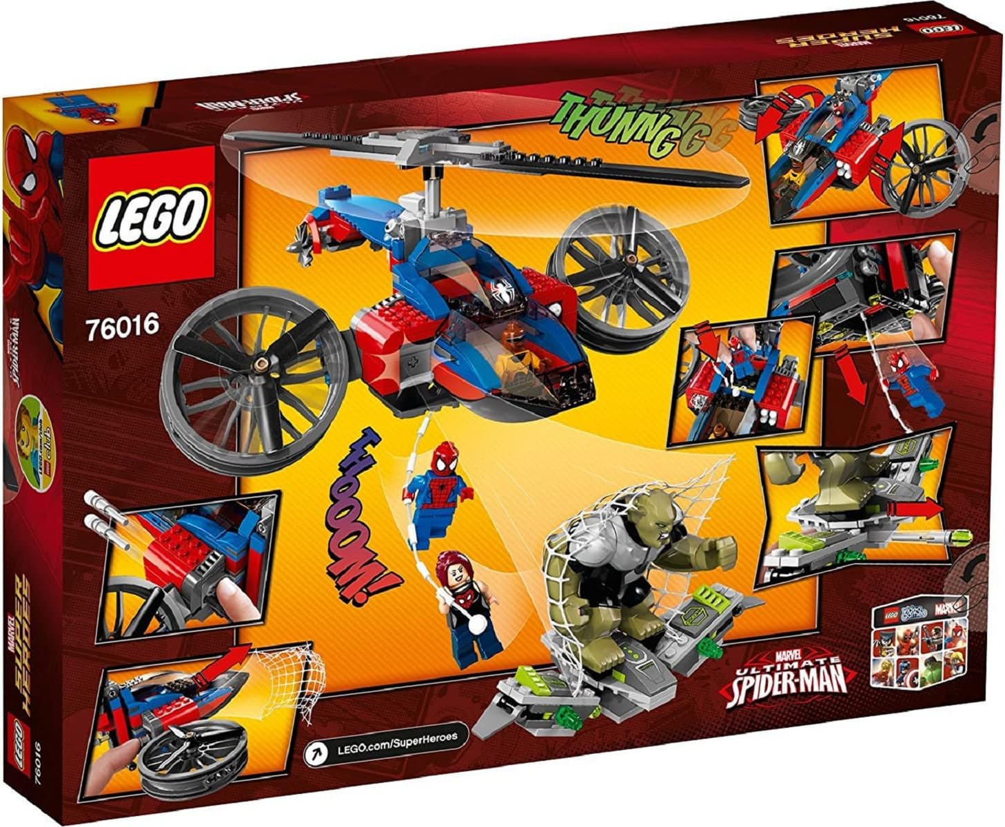 LEGO Super Heroes Rescue with the Spider Helicopter 76016 LEGO Marvel Galaxus