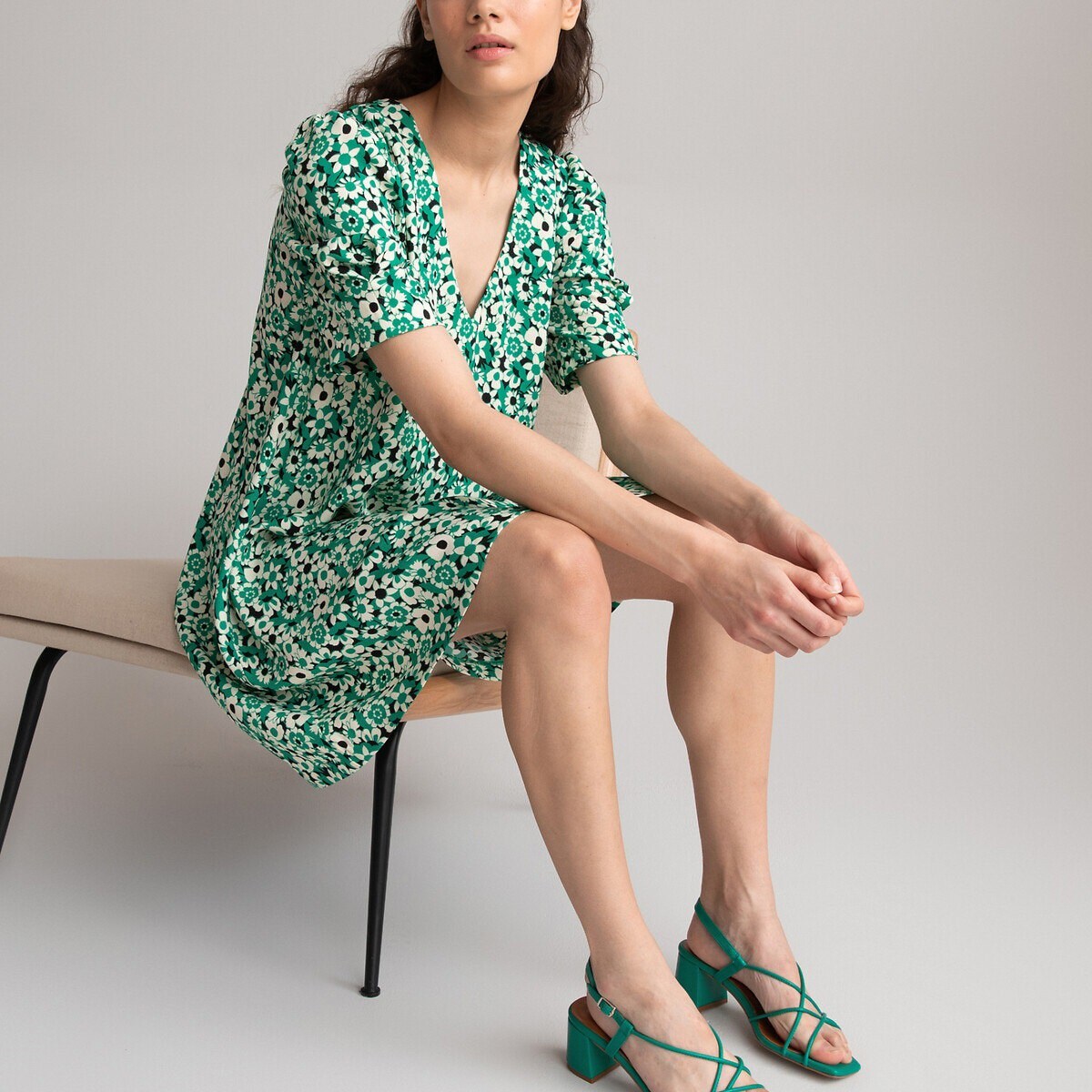 La Redoute Collections Minikleid mit V-Ausschnitt (38) Galaxus UB8985