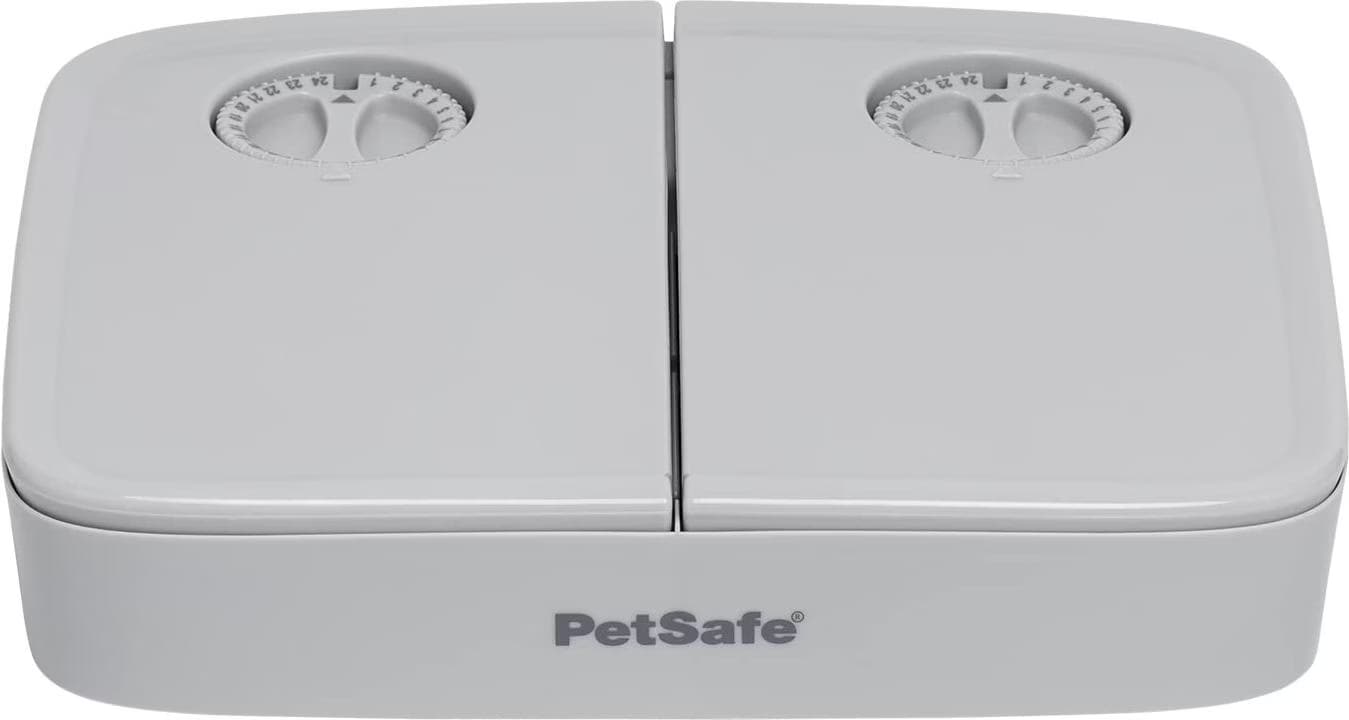 Comparer les prix de Distributeur automatique 2 repas pour chat et petit chien