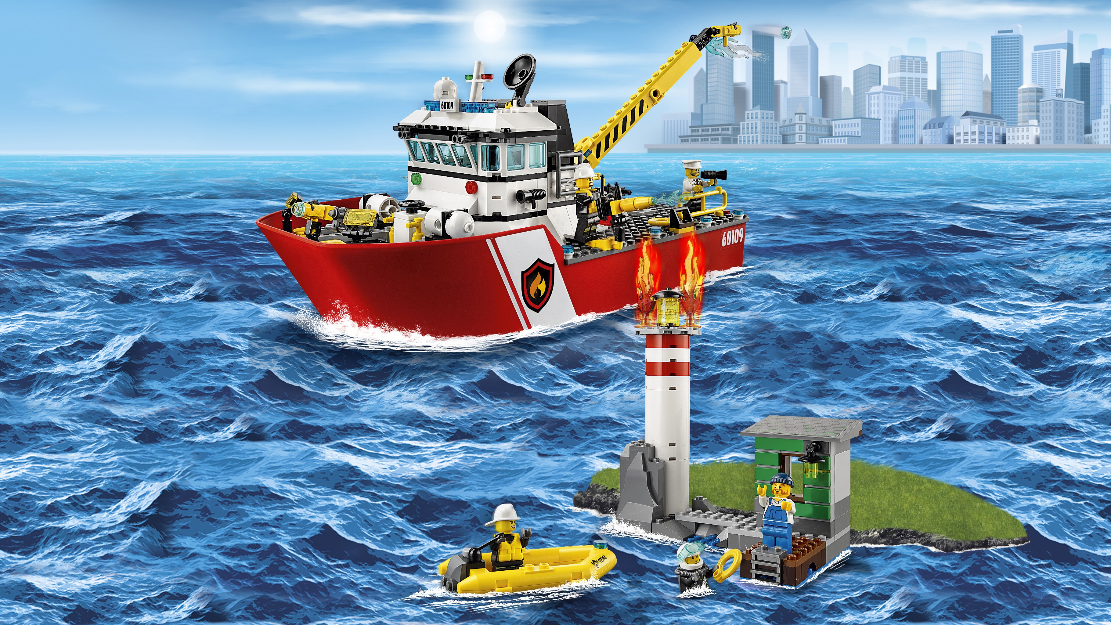 LEGO City Fire Boat 60109 LEGO City buy at Galaxus