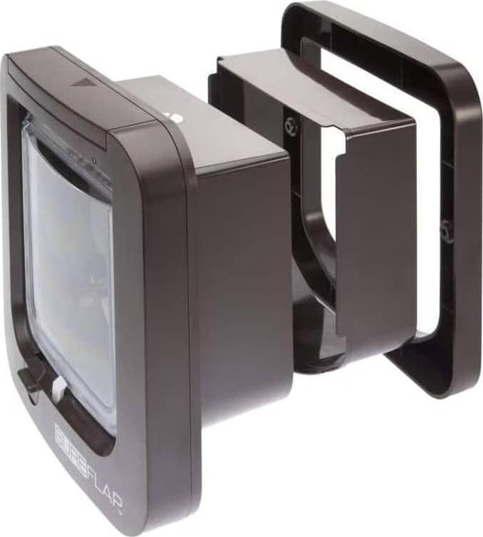 Chatière SureFlap blanche, à puce électronique pour chat