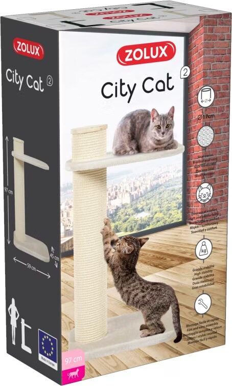 Arbre à chat - Zolux City Cat 2 beige