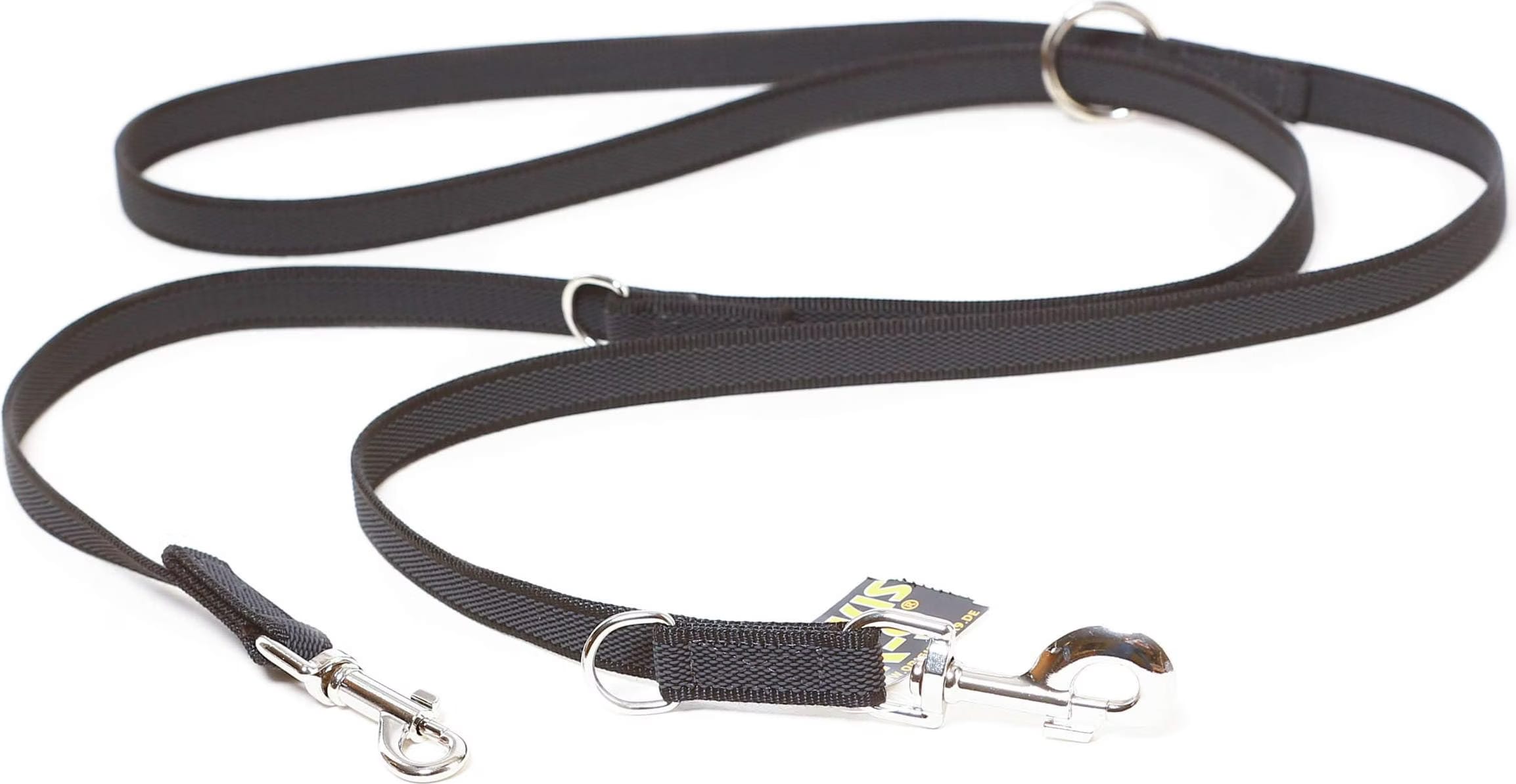 Comparer les prix de Laisse Chien - Julius-K9 laisse antidérapante Color&Gray noire - 2,2 m x 20 mm
