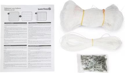 Beeztees Filet de balcon pour chats Transparent 6 x 3 m 410483