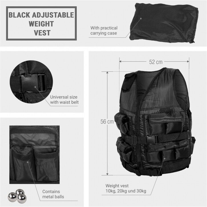 Gorilla Sports Weight vest 1 x 1 kg 20 kg buy at Galaxus