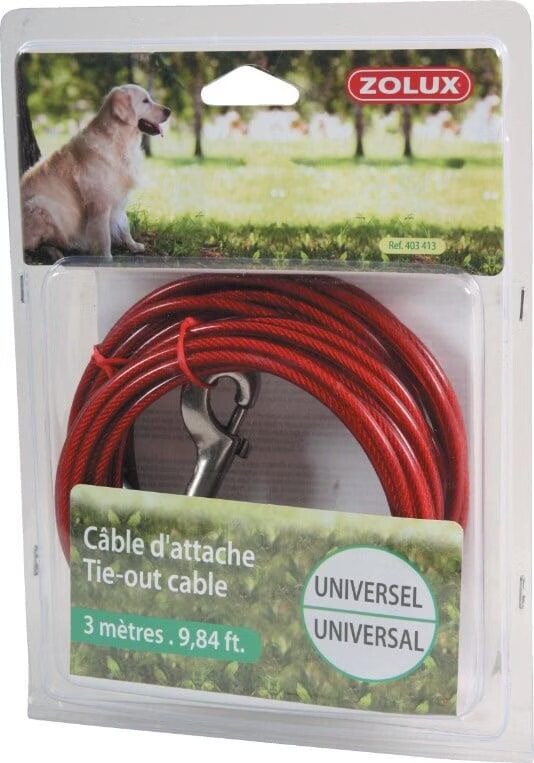 Zolux Universalus lynas 3 m (Chien, Sport canin), Collier + laisse