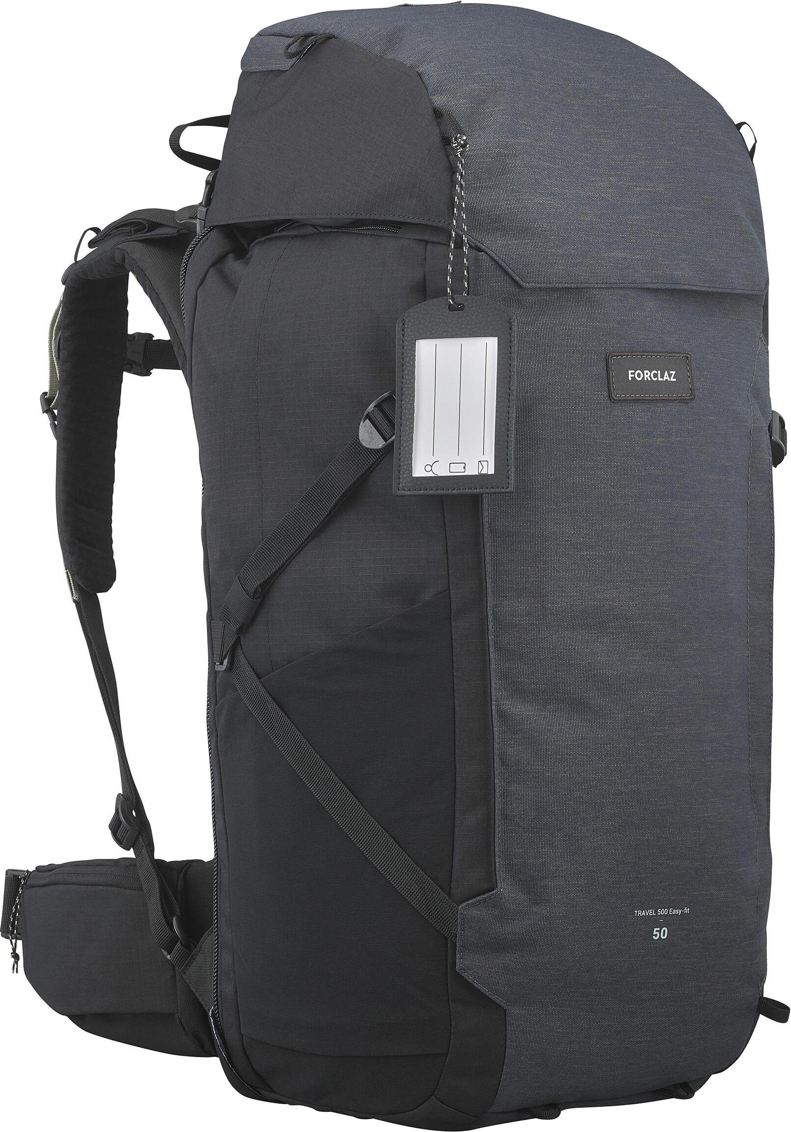 Sac à dos trekking forclaz 50 litres gris quechua outlet