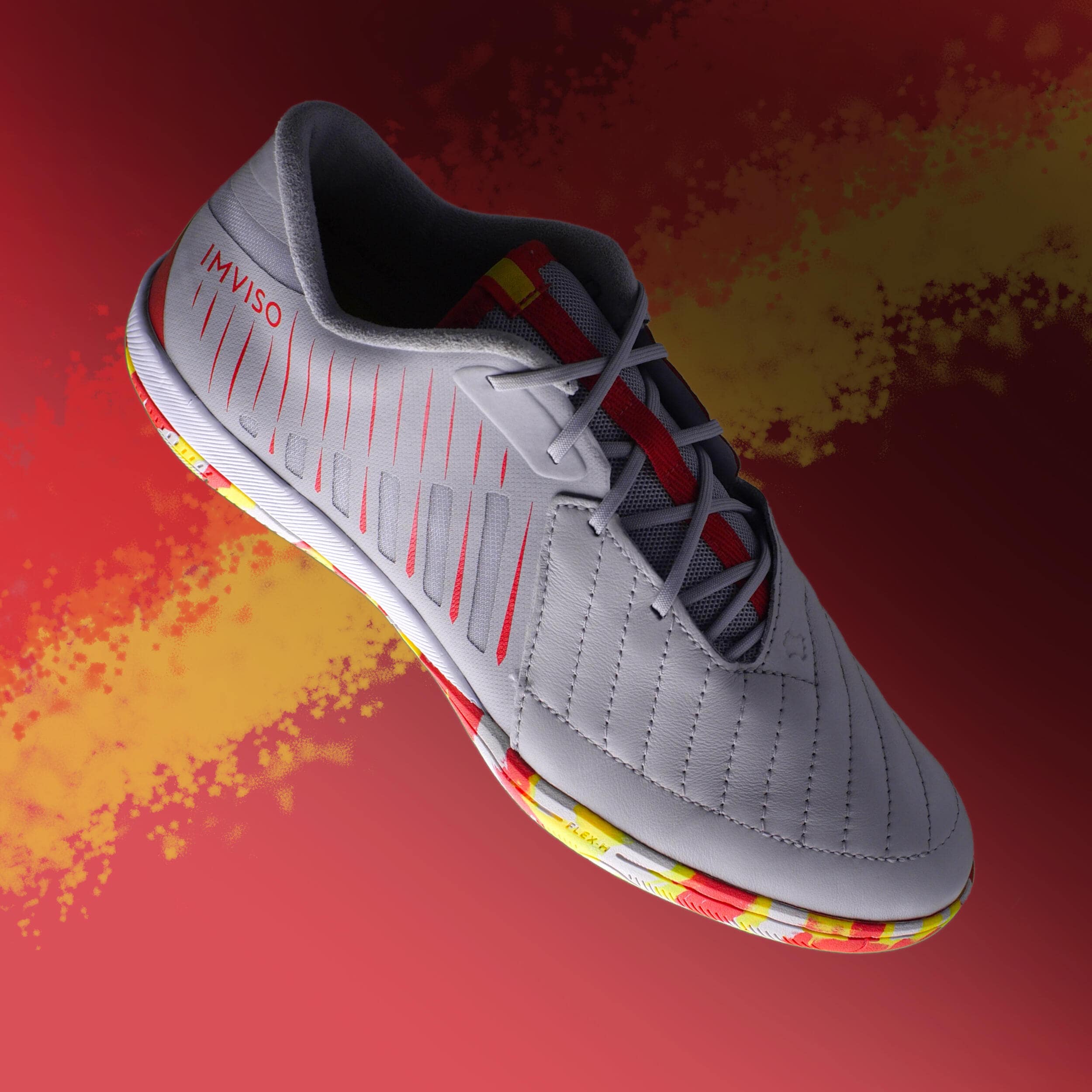 Futsal Shoes Ginka Pro - White/Yellow