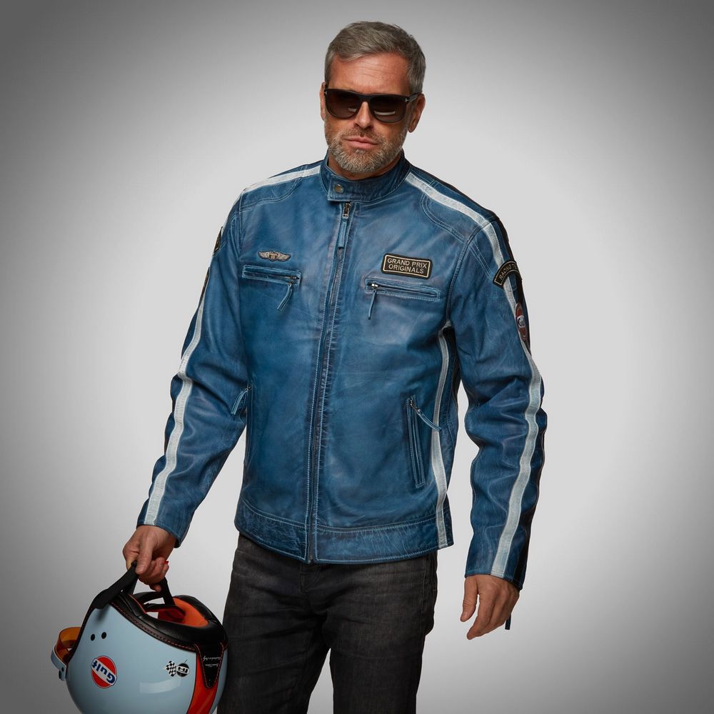 Grandprix Originals GPO Classic Gulf Jacket navy blue Gr. M (M) Galaxus