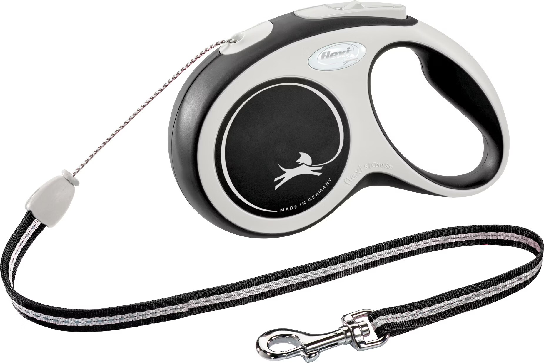 Comparer les prix de Laisse flexi New Comfort S 8 m, noir pour chien  - taille S, noir, 8 m