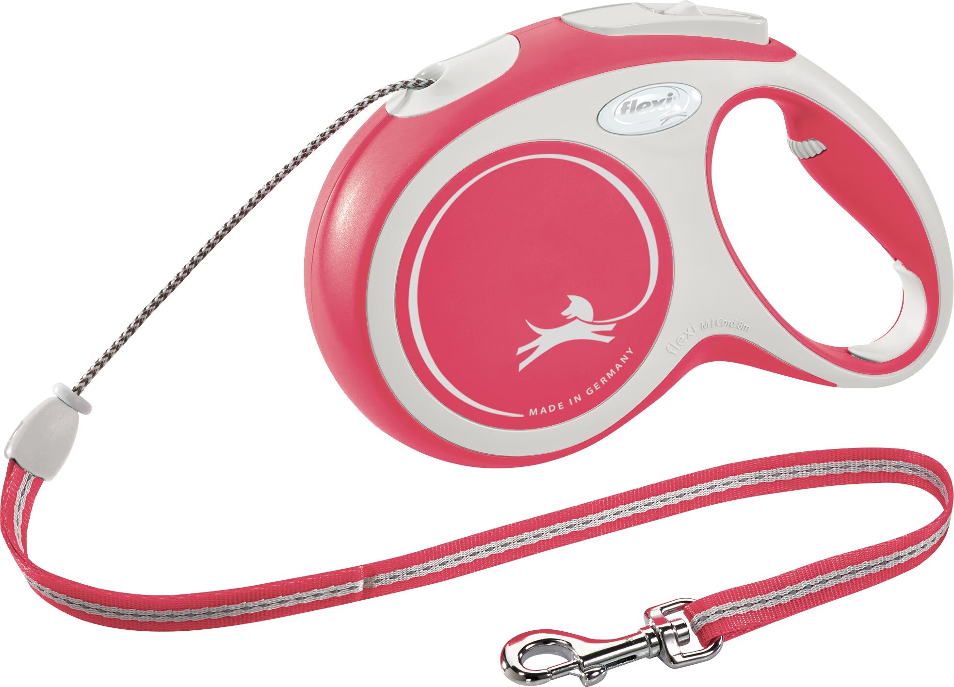 Meilleurs prix pour Laisse-cordon flexi New Comfort rouge, 8 m pour chien - taille M : jusqu'à 20 kg