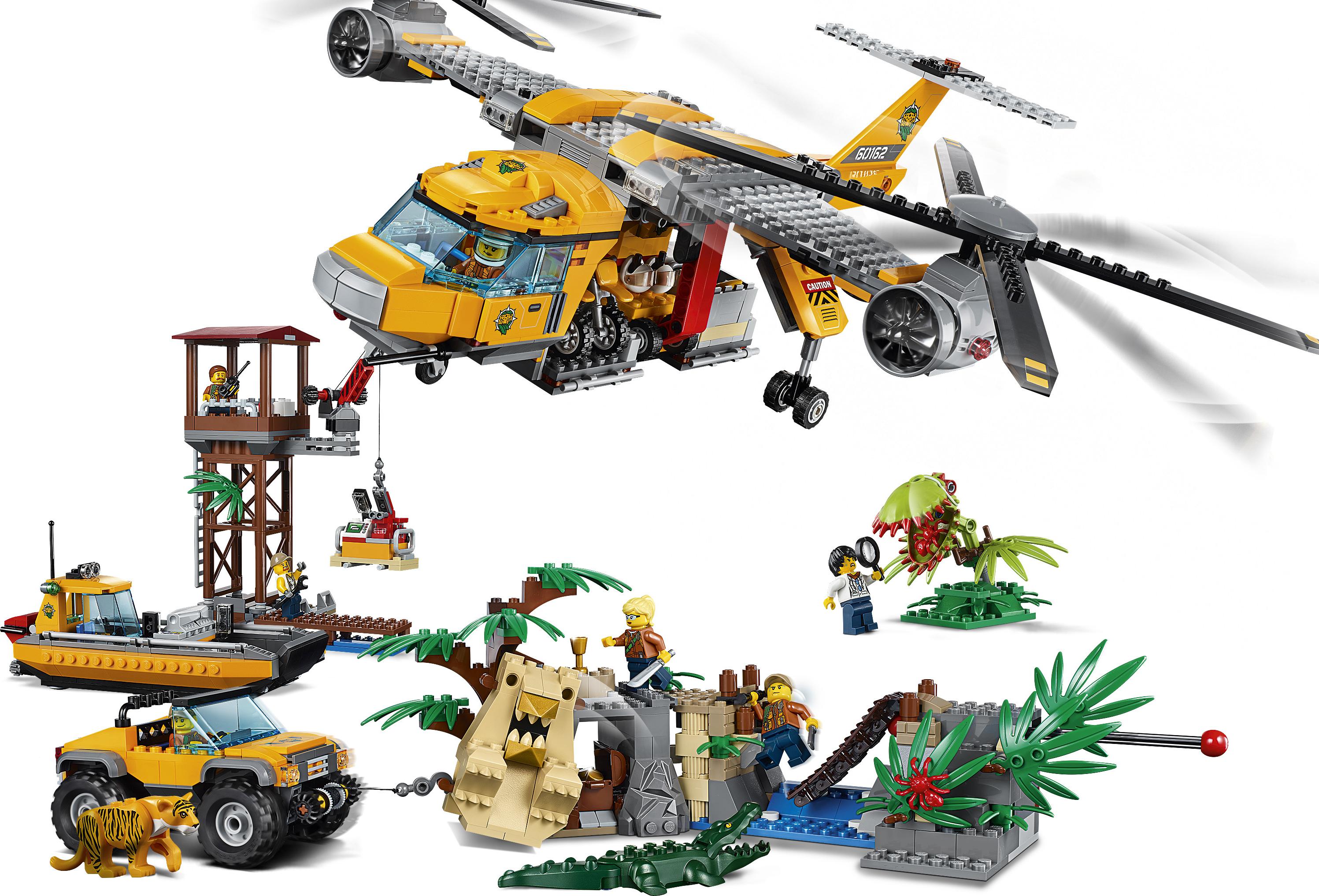 LEGO Jungle Air Drop Helicopter 60162 LEGO City buy at Galaxus