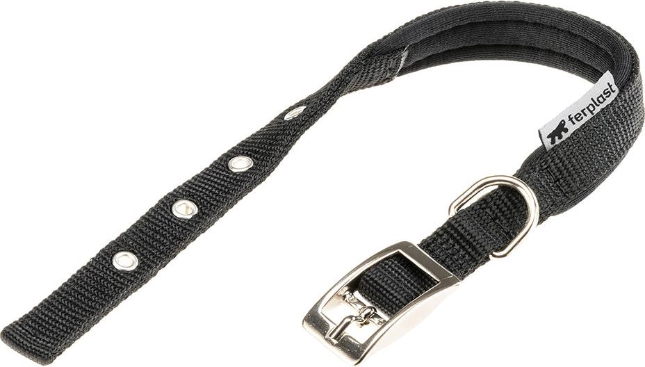 Meilleurs prix pour Ferplast Collier chien chiens nylon souple rembourrage FERPLAST DAYTONA différentes tailles et couleurs Noir
