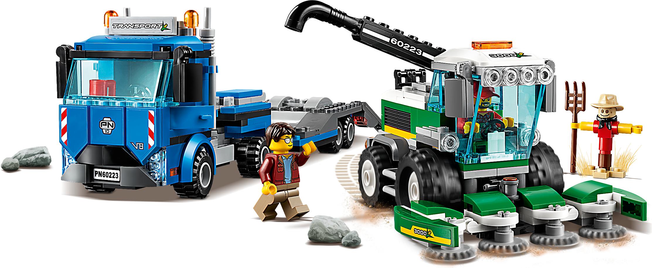Lego harvester 2025 transport 60223