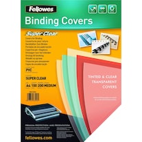 Fellowes Fogli di copertura in PVC (A4, 150 micron)