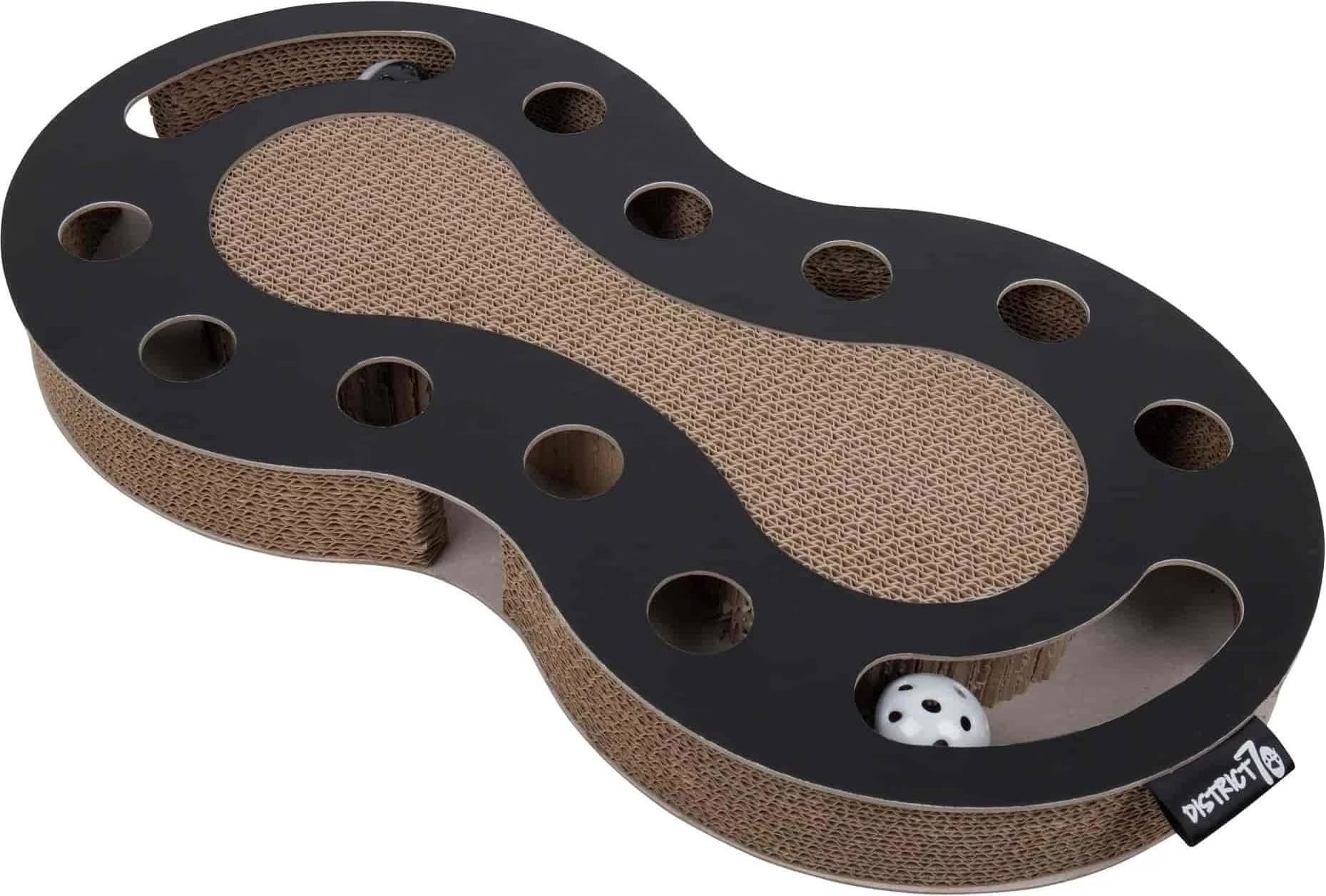 Meilleurs prix pour District 70 Carton  gratter Snake, blanc (6cm, Blanc), Arbre  chat