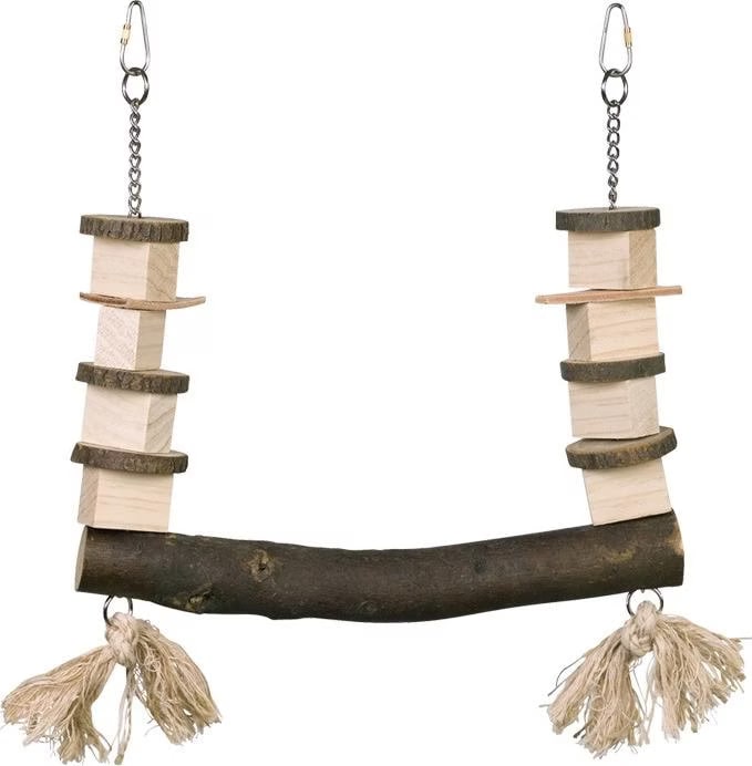 Comparer les prix de Nobby Balanoire en bois Cage Toy, Amnagement pour volire