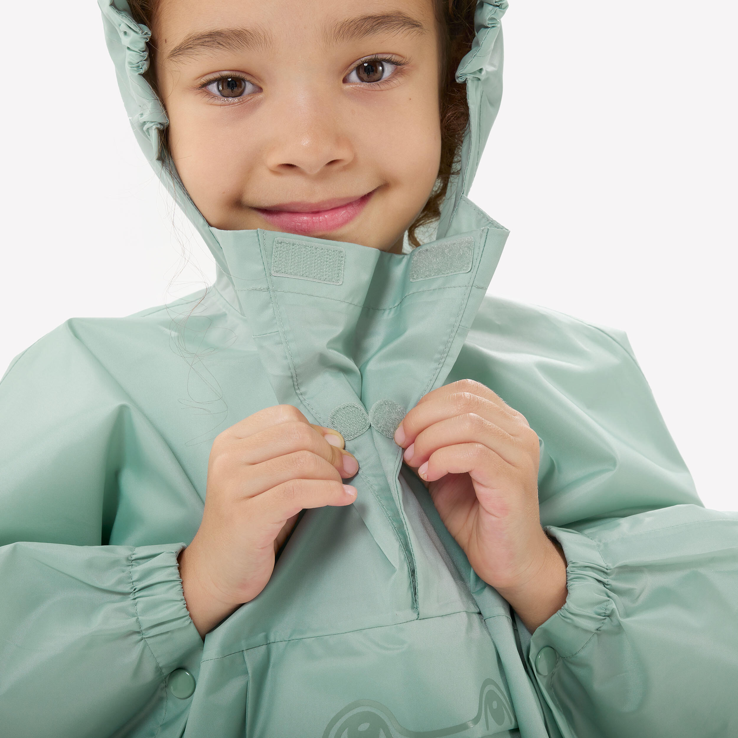 Quechua Poncho Cape de pluie enfants taille 92 116 randonnee en montagne MH100 vert Galaxus
