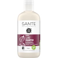 Sante Famiglia Shine Shampoo organico con foglie di betulla e proteine vegetali (250 ml, Shampoo liquido)