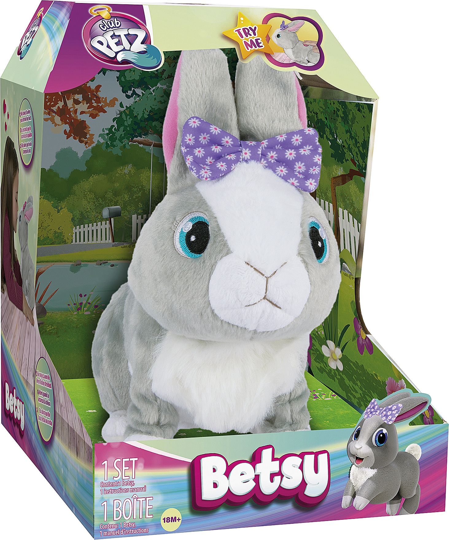 Club petz betsy the rabbit soft toy outlet