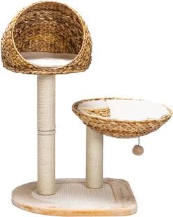 Grattoir Banana Leaf V Beige - Mon Animalerie