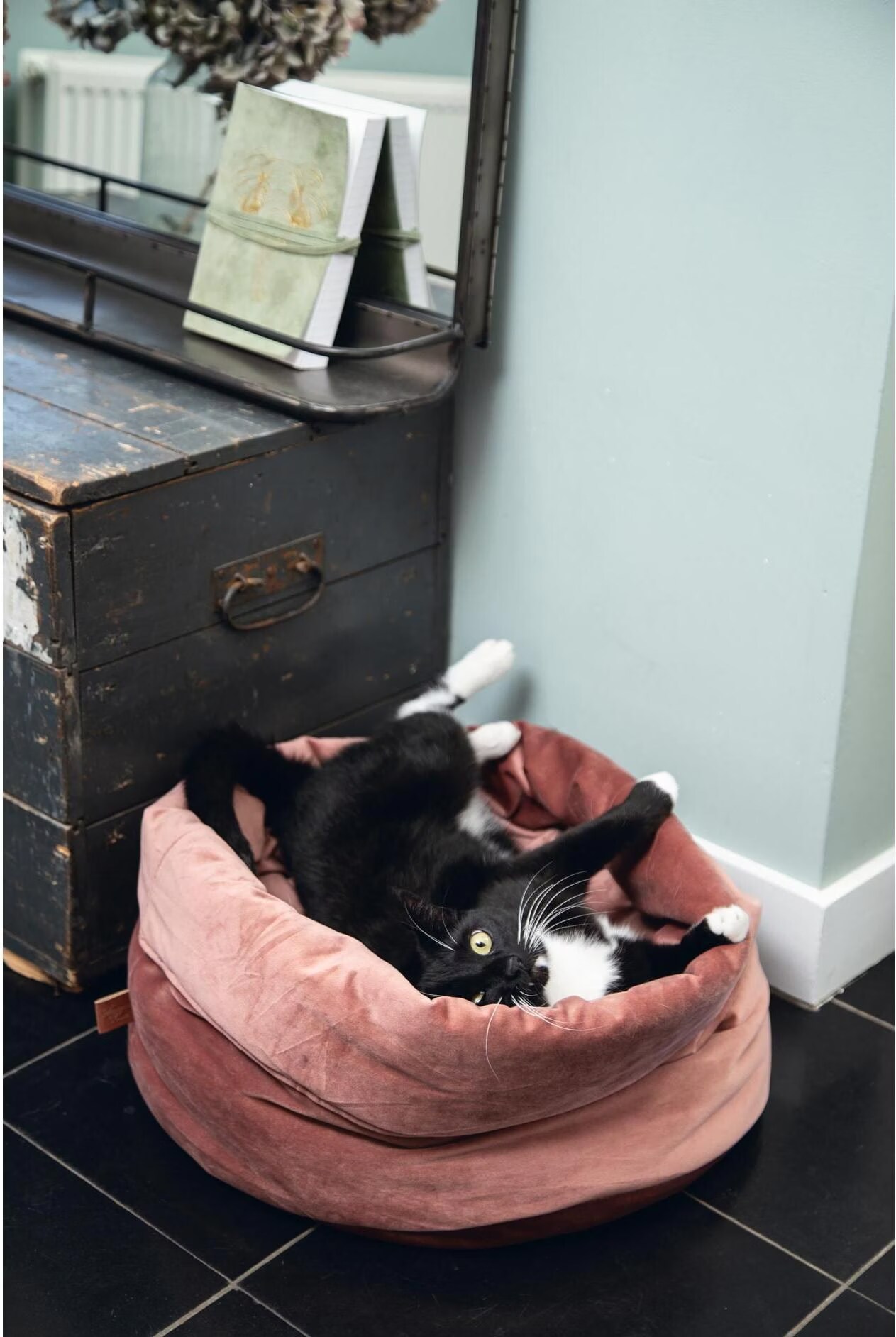 Designed by Lotte Cat Basket FLUCO Pink