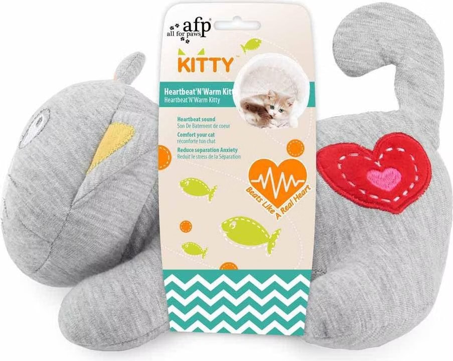 Meilleurs prix pour All for Paws Heartbeat 'N' Warm Kitty 22Cm - (787.7820) (Jouets pour chats), Jouets pour chat