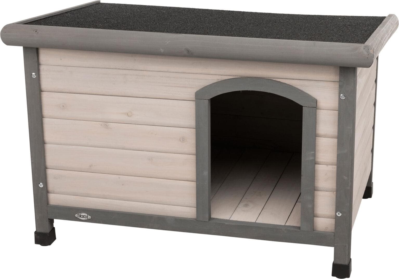 Comparer les prix de Niche Trixie Natura Classic à toit plat Taille S-M: L 85 x l 60 x H 58 cm, gris