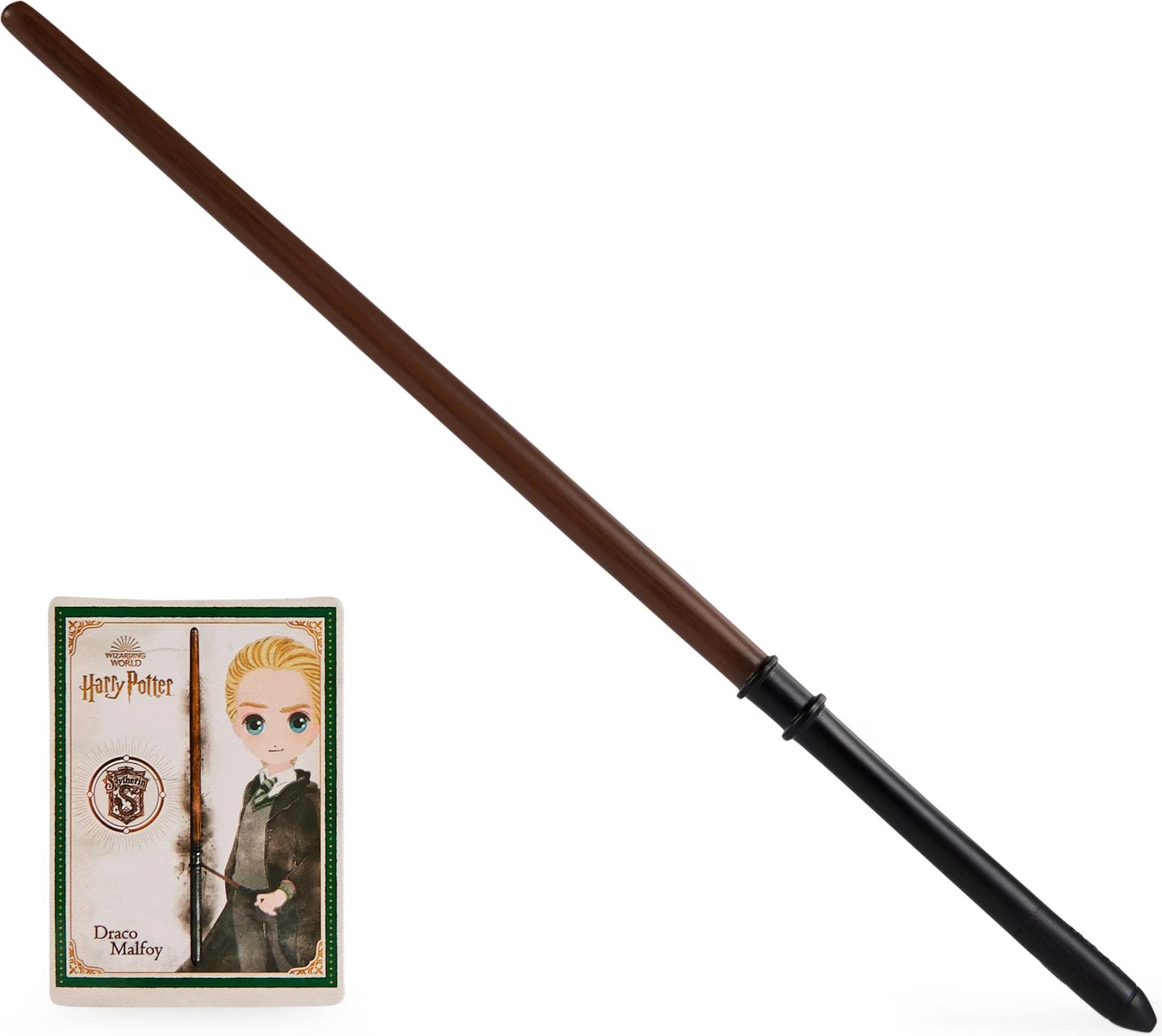 Spin Master Wizarding World Harry Potter Authentischer Draco Malfoy Zauberstab aus Kunststoff