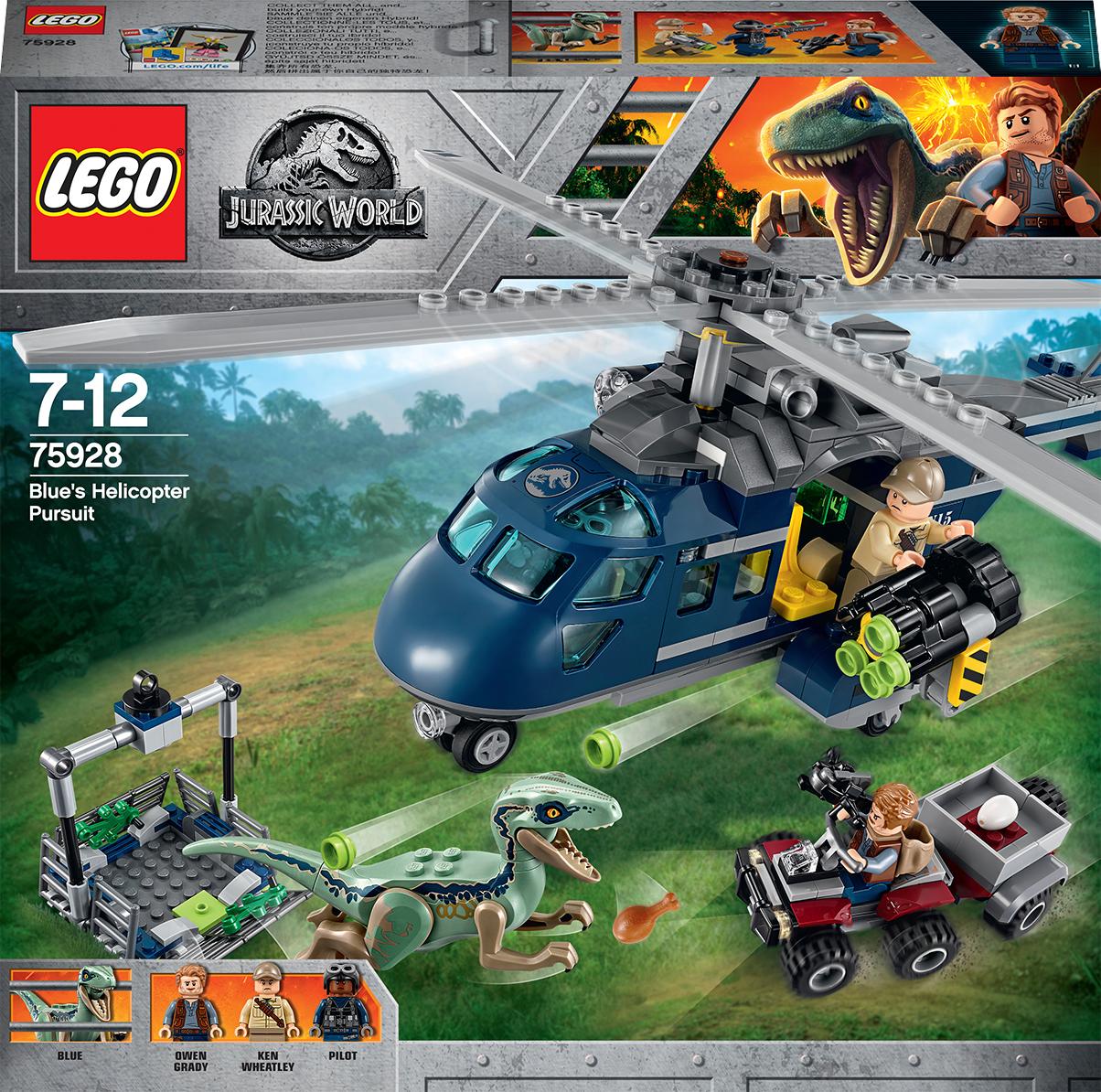 LEGO Blue s Helicopter Chase 75928 LEGO Jurassic World Galaxus