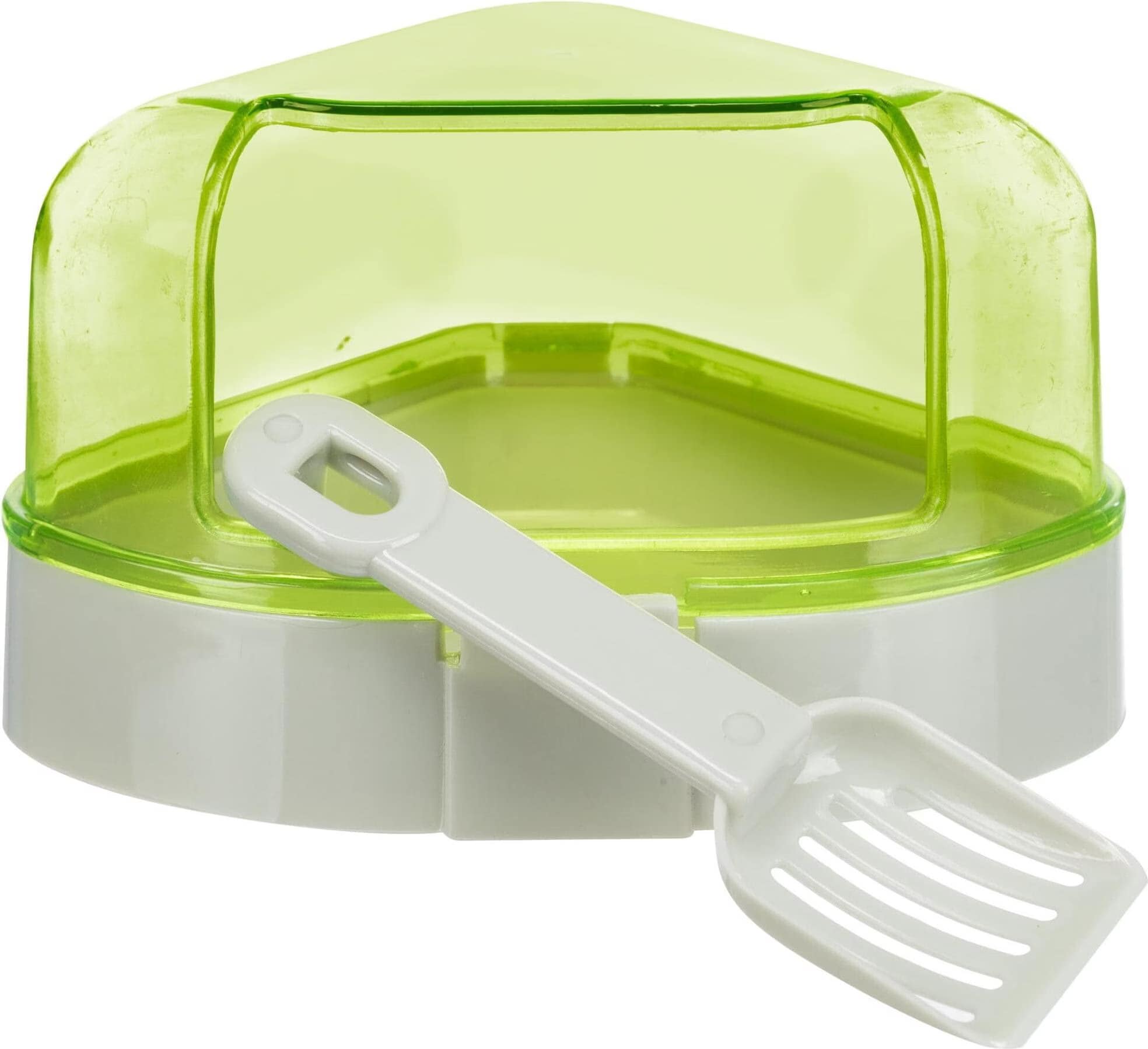 Comparer les prix de Toilette d'angle avec toit 14 x 8 x 11 x 11 cm. petit rongeur - Trixie - TR-6256