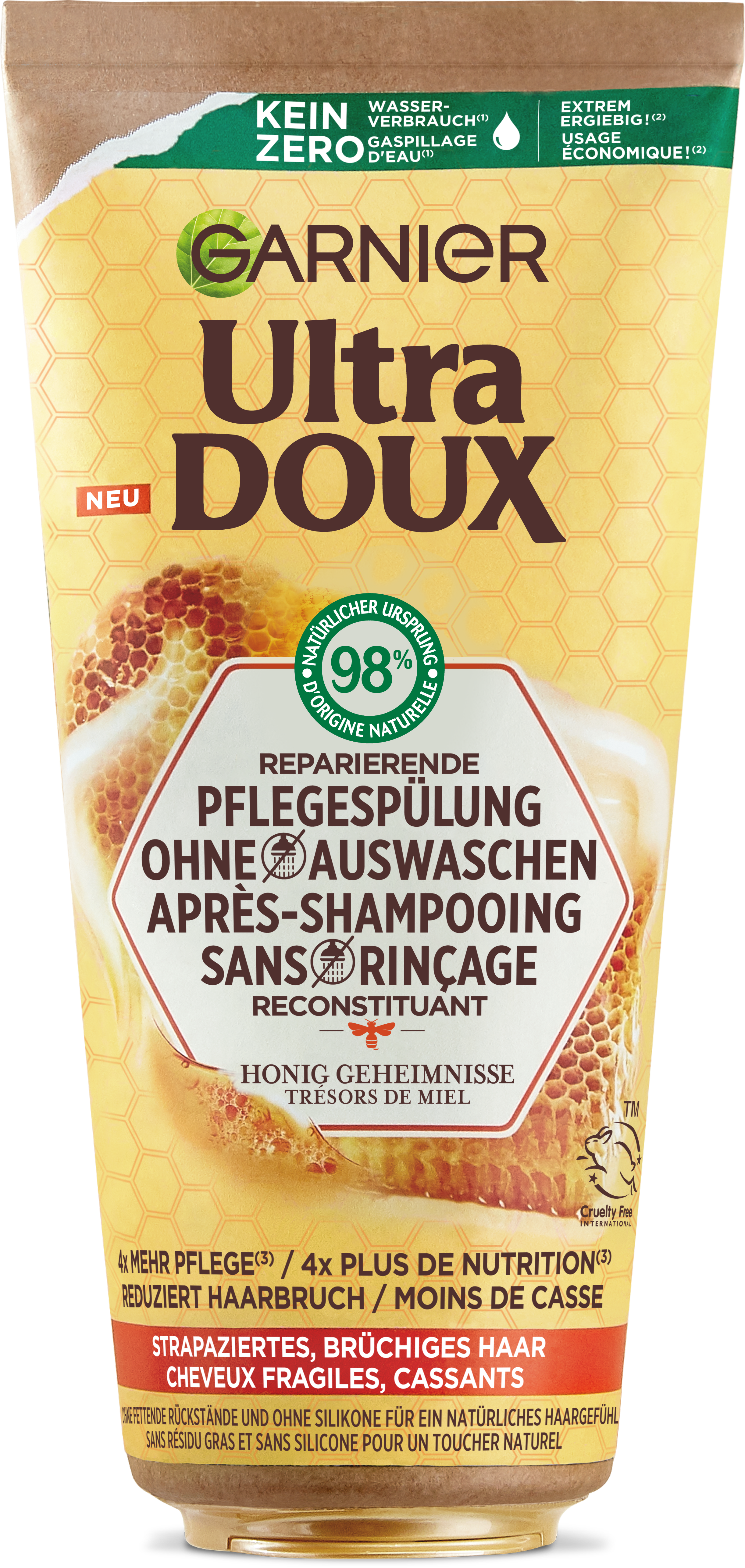 Garnier Ultra DOUX Honig Geheimnisse Reparierende Spülung ohne Auswaschen (200ml) (200 ml) Galaxus