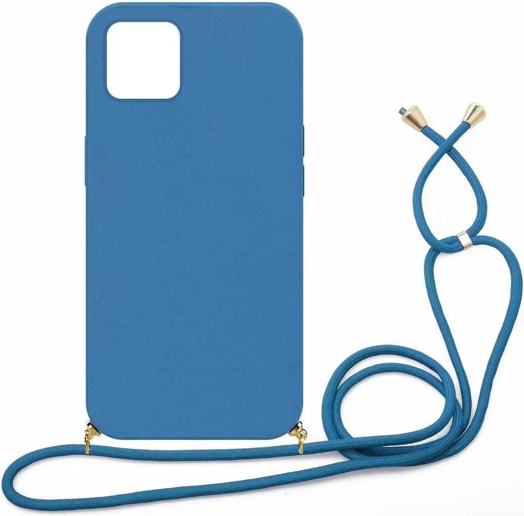 mobileup Eco Case with Lanyard for iPhone 13 Pro Max - Navy Blue (Apple ...