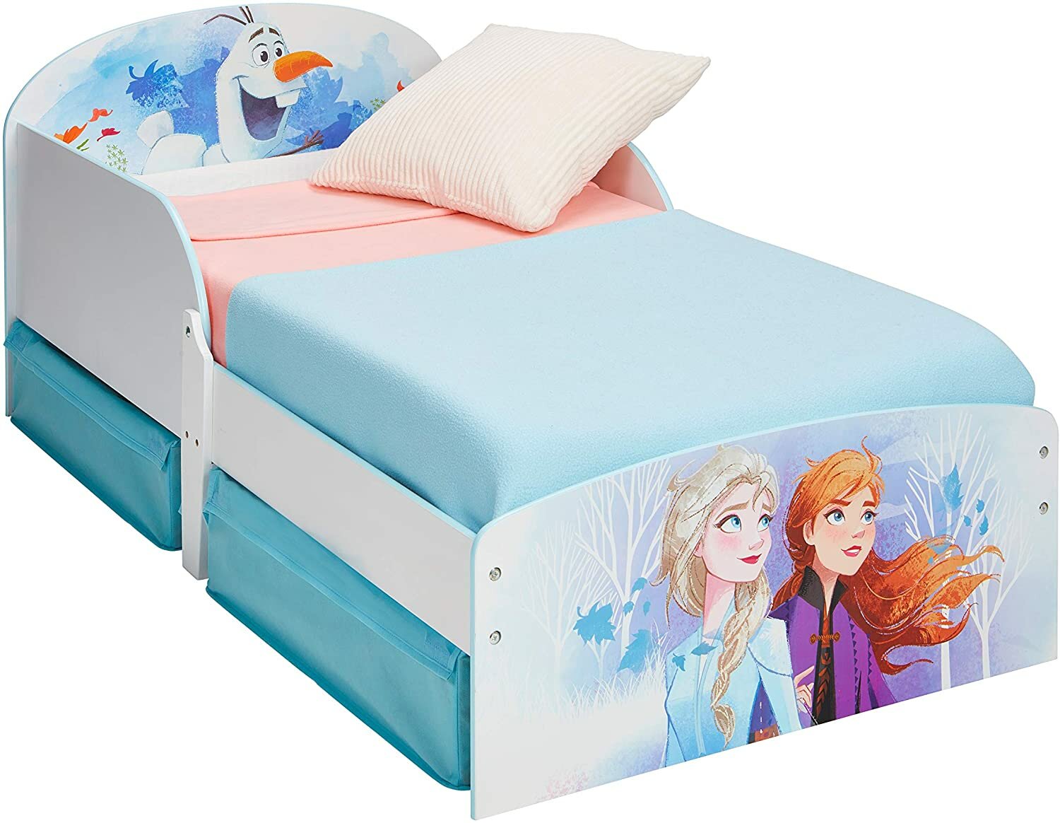 Disney Frozen The Ice Queen Toddler Bed with Storage Space 70 x 140 cm Galaxus