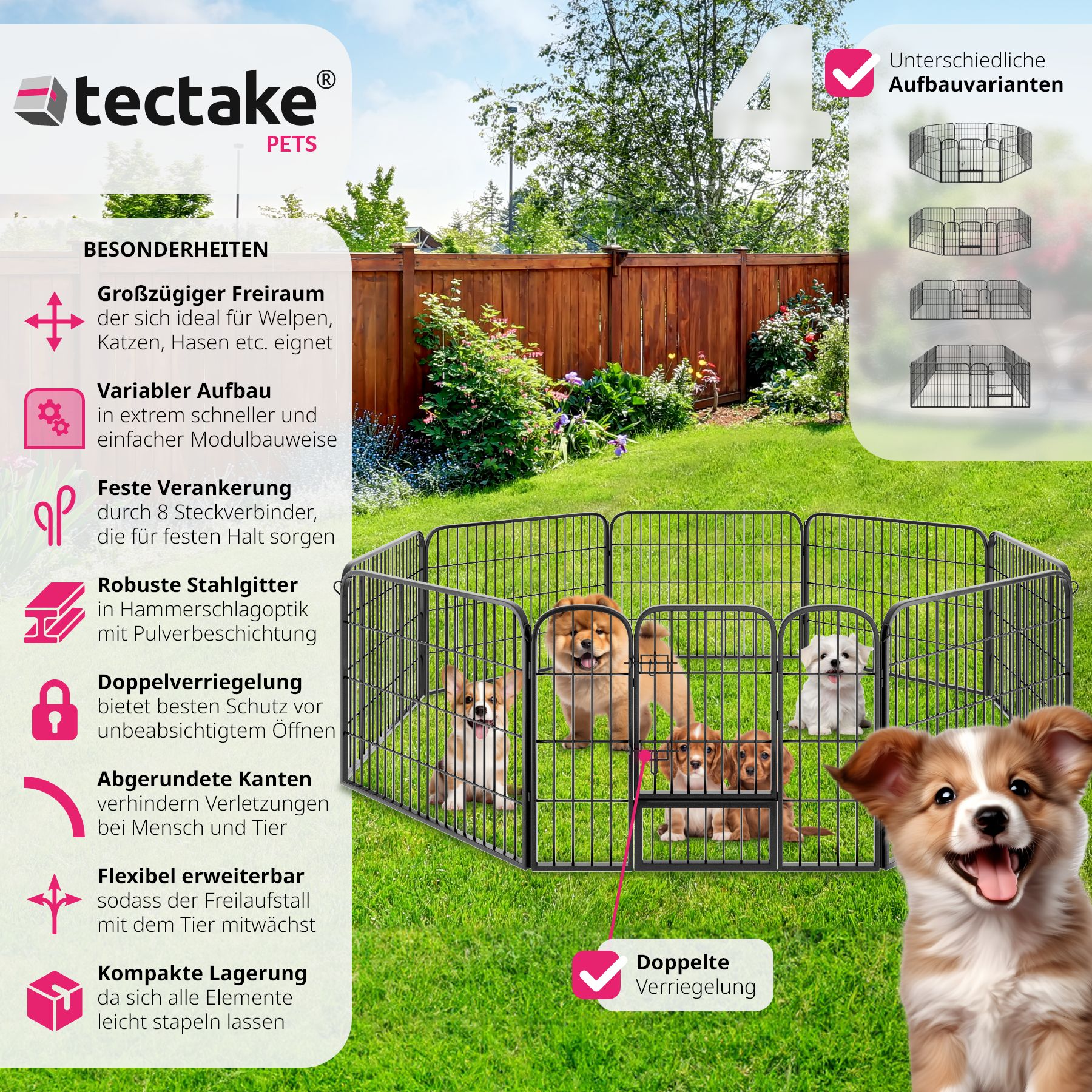 Tectake dog crate cheap