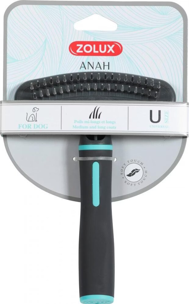 Etrille a double rang 39 dents pour chiens. - zolux - ZO-470822