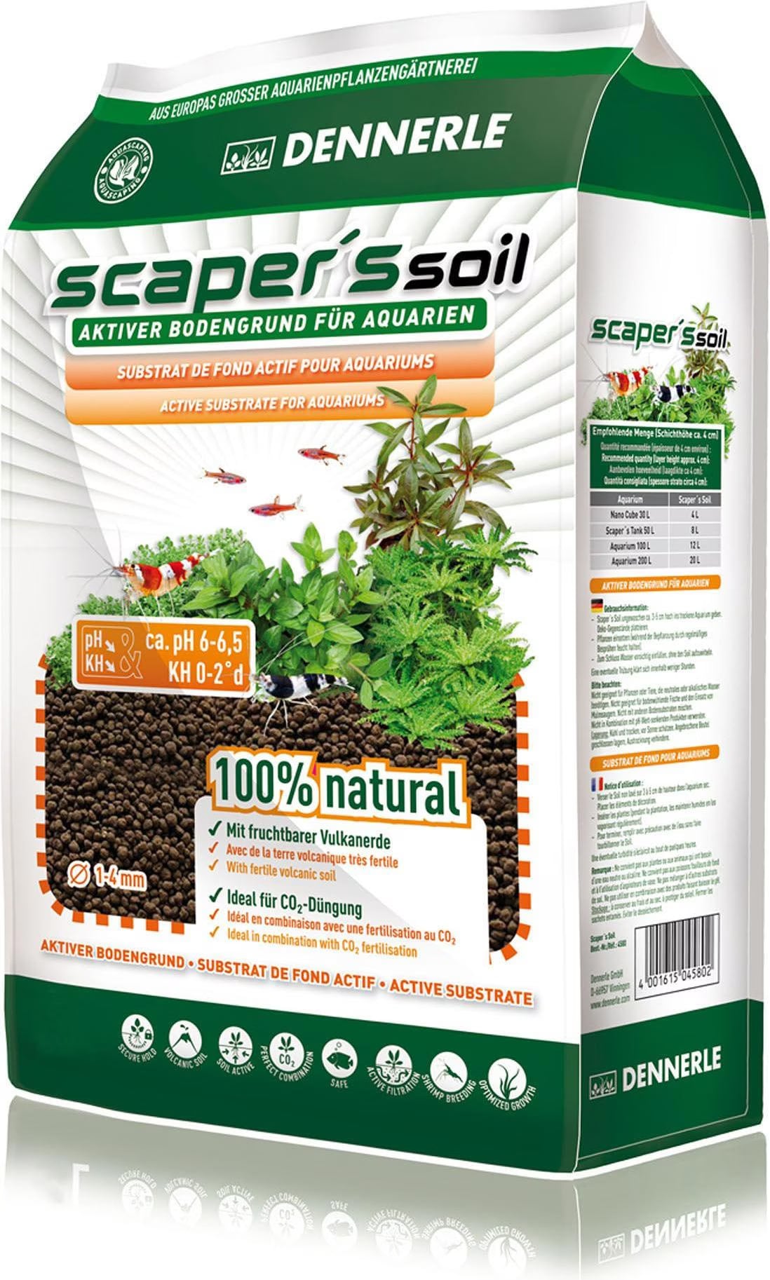 Meilleurs prix pour Dennerle Scaper's Soil Substrat de fond technique pour aquarium planté