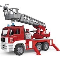 Bruder Man fire department with turntable ladder