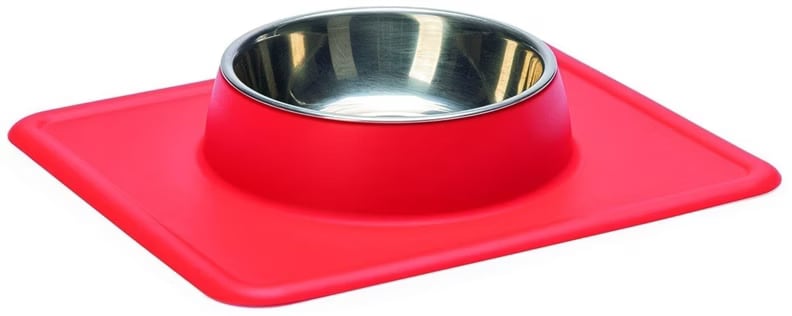 Comparer les prix de Gamelle en inox Karlie Dex avec support en silicone pour chien - 350 mL,14cm, rouge