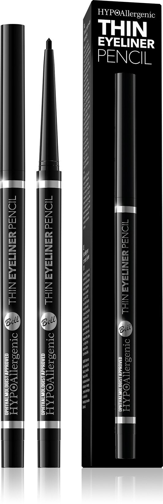 Bell Hypoallergenic Thin Eyeliner Pensil Eyeliner no. 01 black 1pc. Galaxus