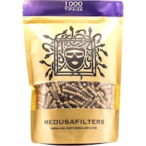 Medusafilters Pack de 1000 filtres à charbon actif hybrides