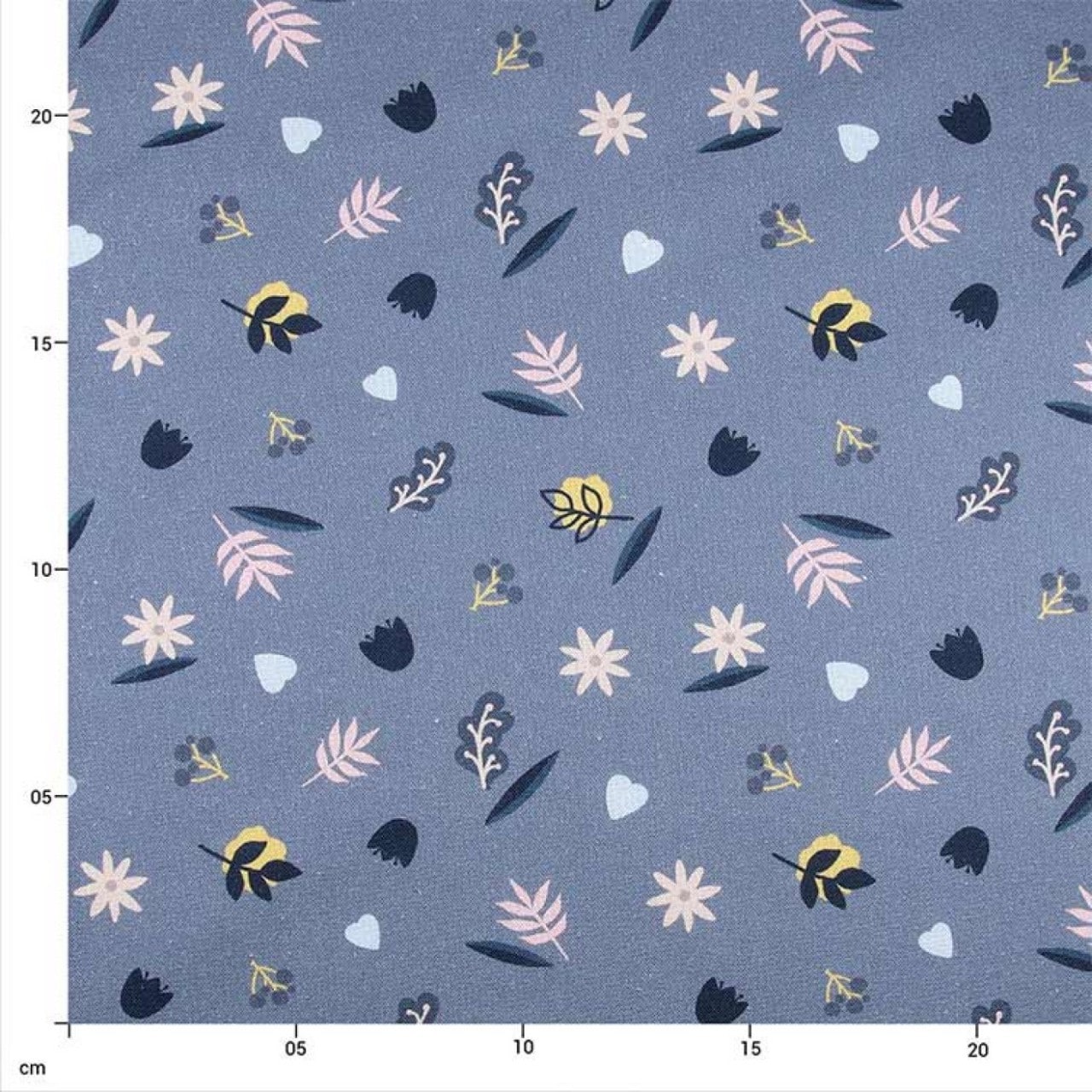 House of Inés Little Flowers and Hearts Digital Bio Organic Woven Galaxus