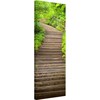Bilderwelten Climbing stairs in the forest (40 x 120 cm)